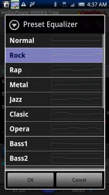 Audio Player WithEQ Trial android App screenshot 6