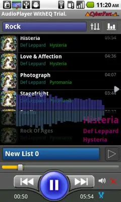 Audio Player WithEQ Trial android App screenshot 7